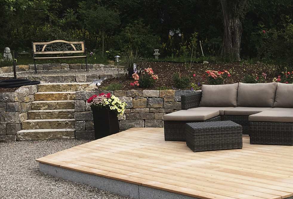 Terrassenbau